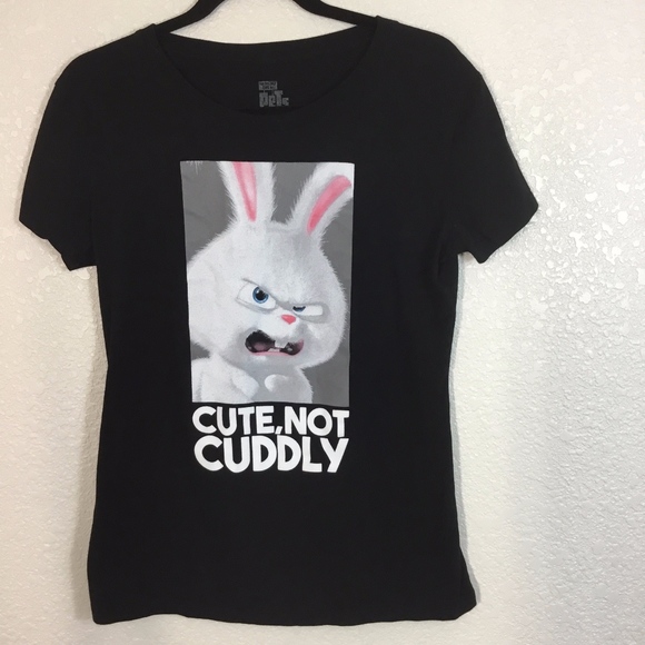 🐾 the secret life of pets "cute, not cuddly " tee - Picture 1 of 2